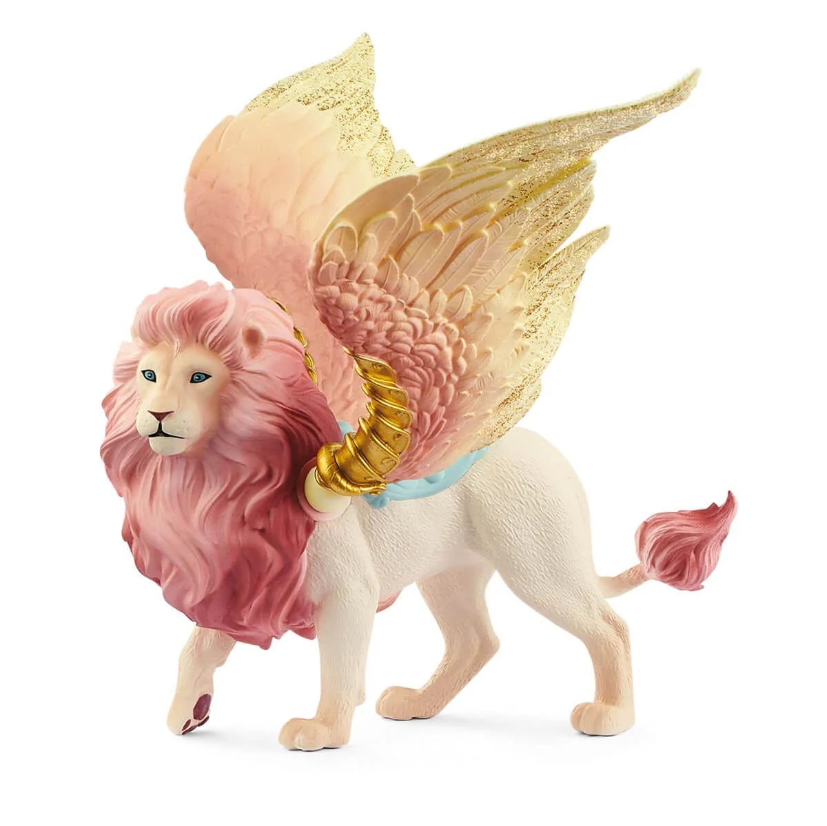 Fairy in Flight on Winged Lion - Image 4
