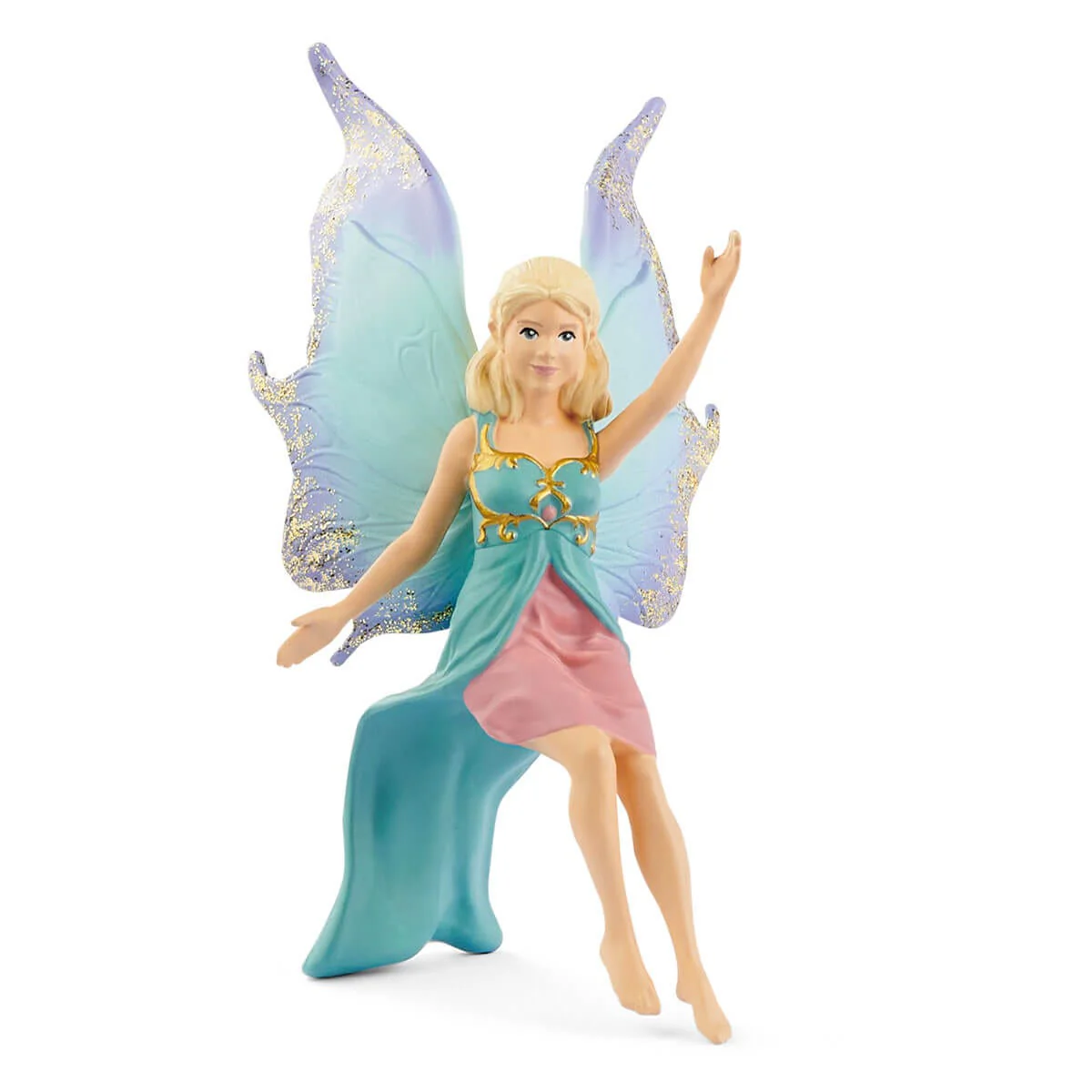 Fairy in Flight on Winged Lion - Image 5