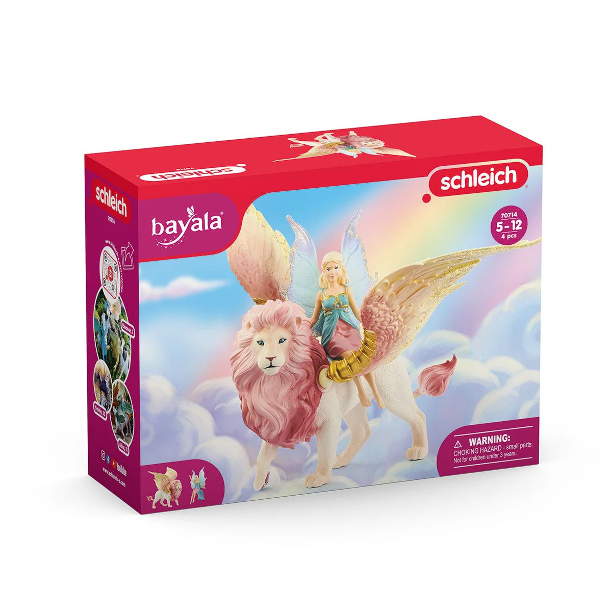 Fairy in Flight on Winged Lion - Image 6