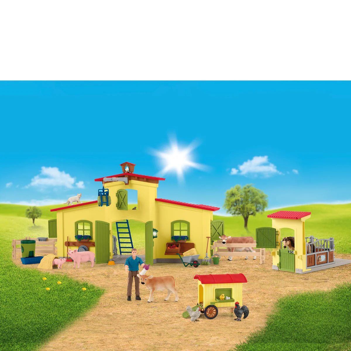Farm with chicken coop and horse box - Image 2