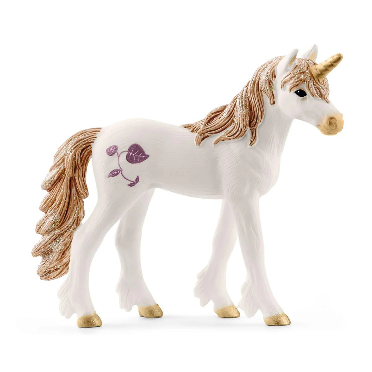 Glittering flower house with unicorns, lake and stable - Image 9