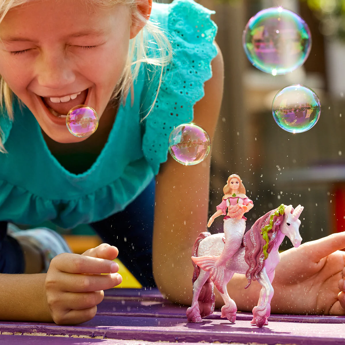 Mermaid Feya on underwater unicorn - Image 3
