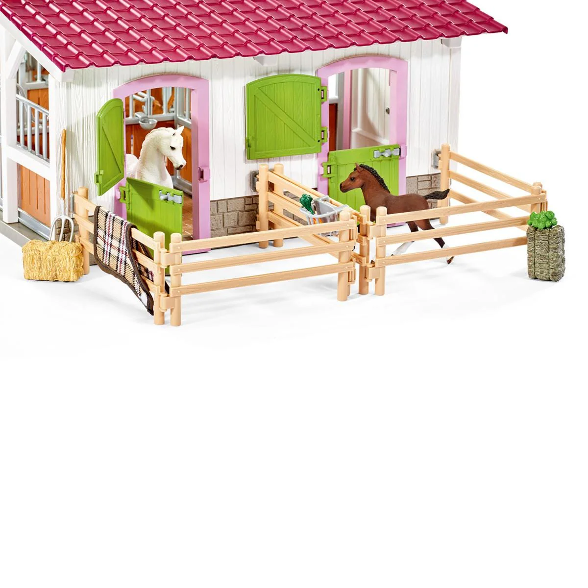 Riding centre with rider and horses - Image 11