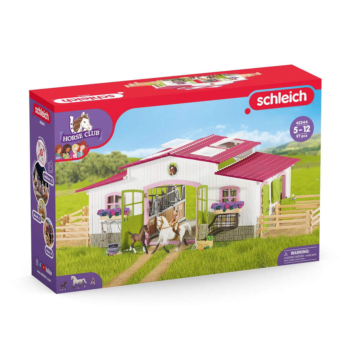 Riding centre with rider and horses - Image 12