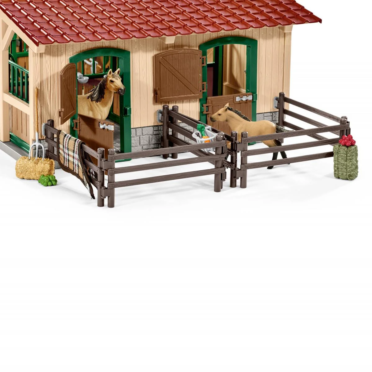 Stable with horses and accessories - Image 4