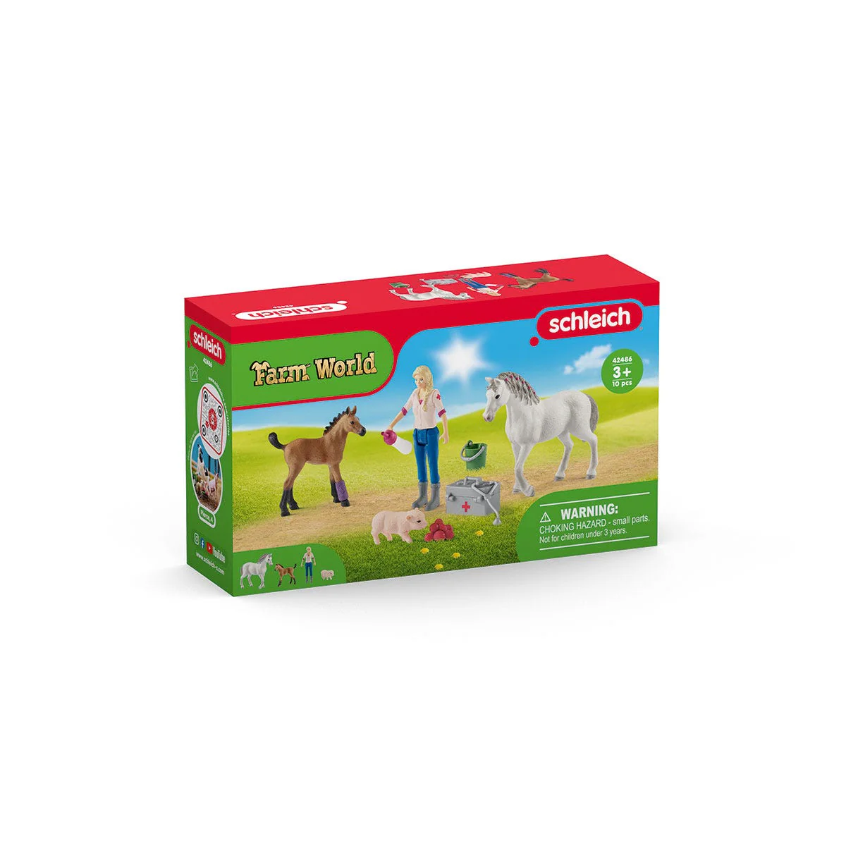 Vet visiting mare and foal - Image 7