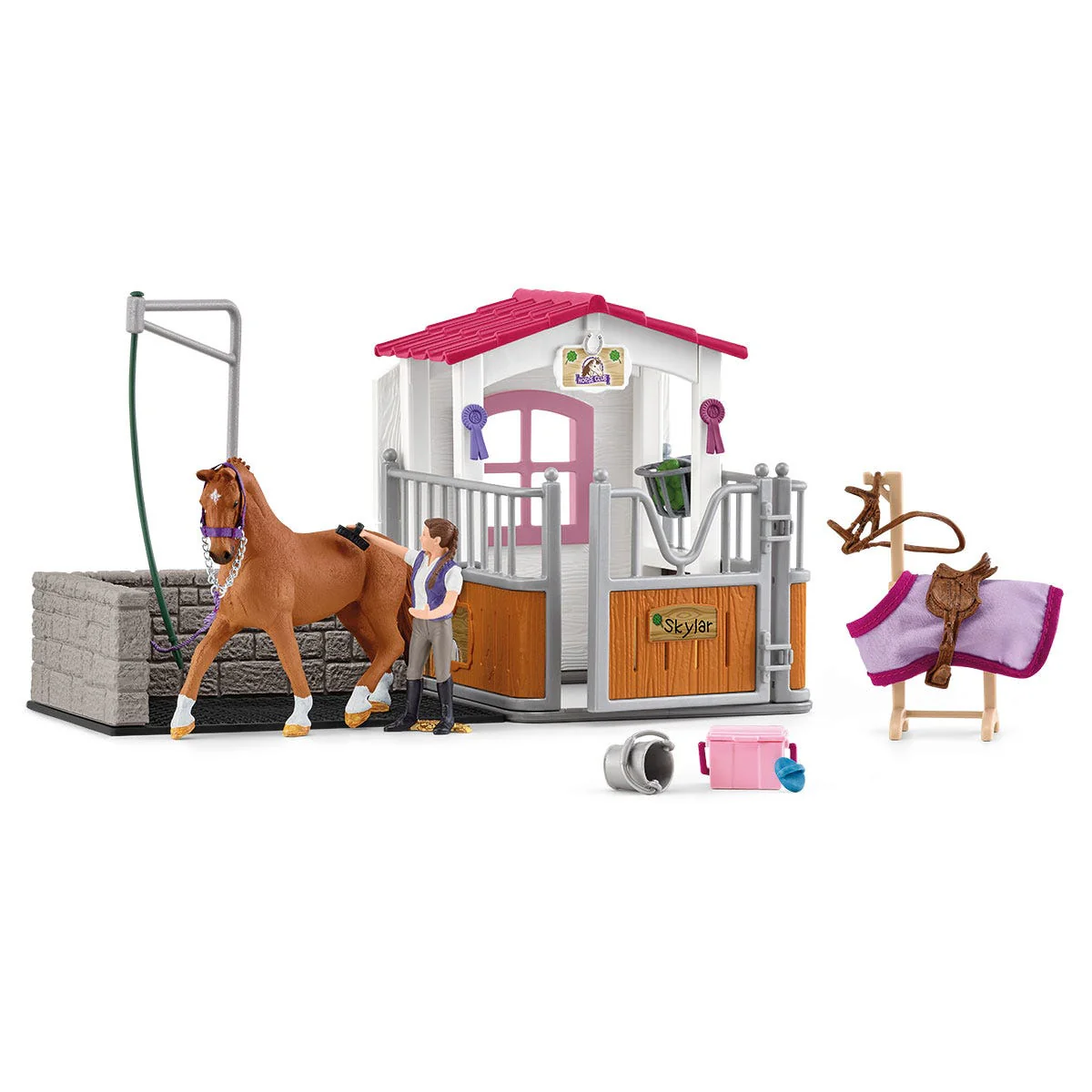 Wash station with horse stall - Image 4