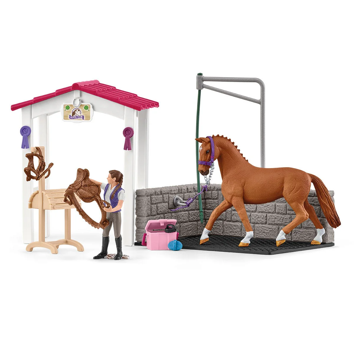 Wash station with horse stall - Image 5